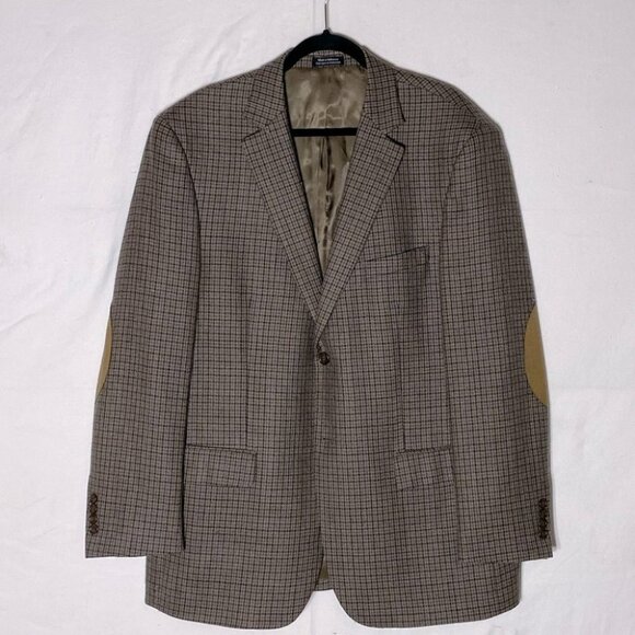 Alfred Sung Moores Luxury Wool Blazer Suit Jacket 46L - Picture 11 of 11